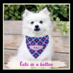 Retro Pattern Pet Bandana
