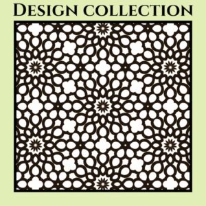 Snowflake Flower Black and White Design Collection